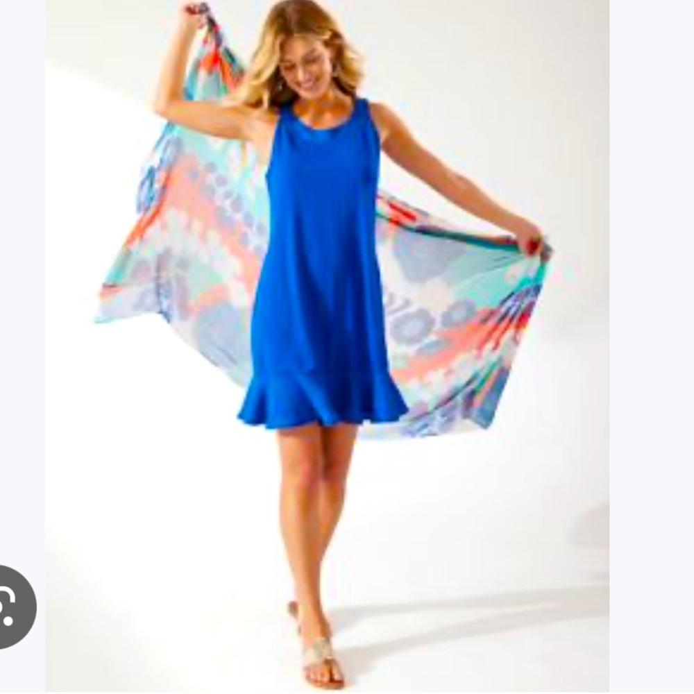 NWT Tommy Bahama Darcy Flounce Dress